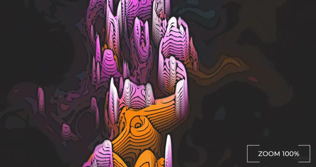 Astronomical gas formations background