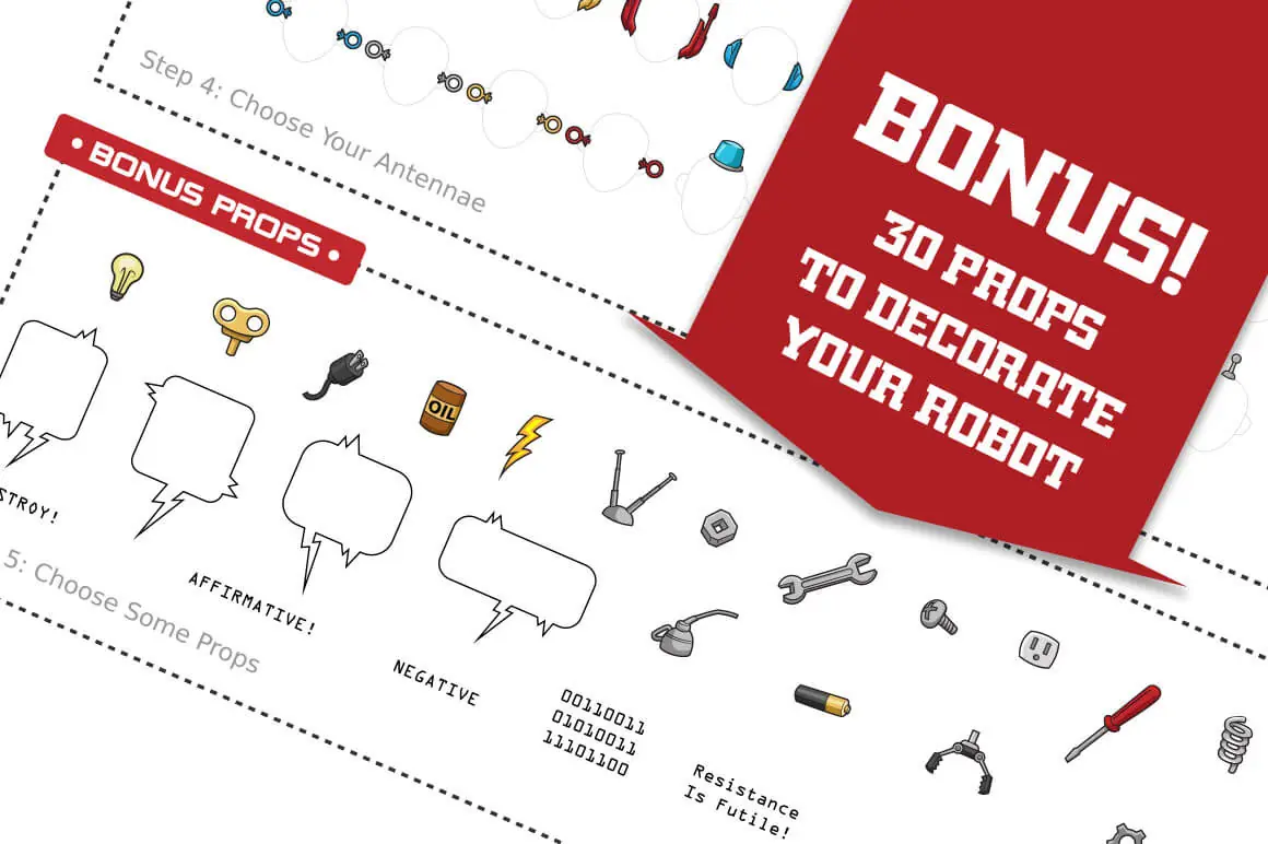 robot builder props