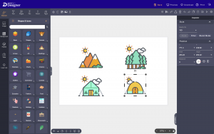 Flexible Image Editor Feature of Drawtify Infographic Creator