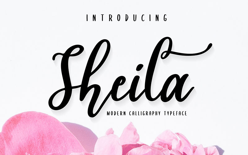 Sheila font style