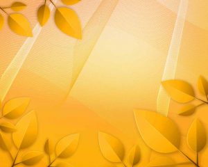cool yellow background with leaf patterns