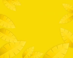 pretty yellow background with leaf pattern