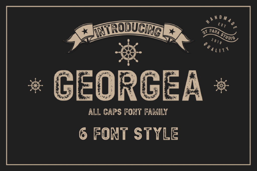 Georgea font style