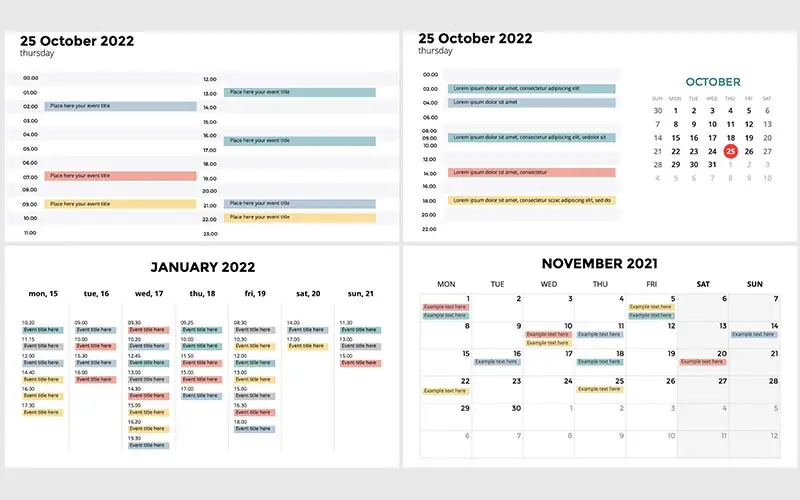 Infographic templates