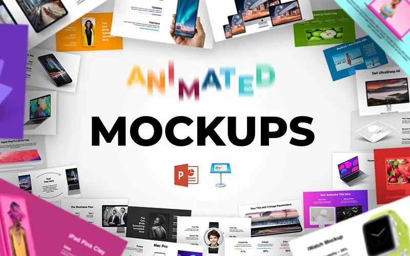 Animated mockups preview