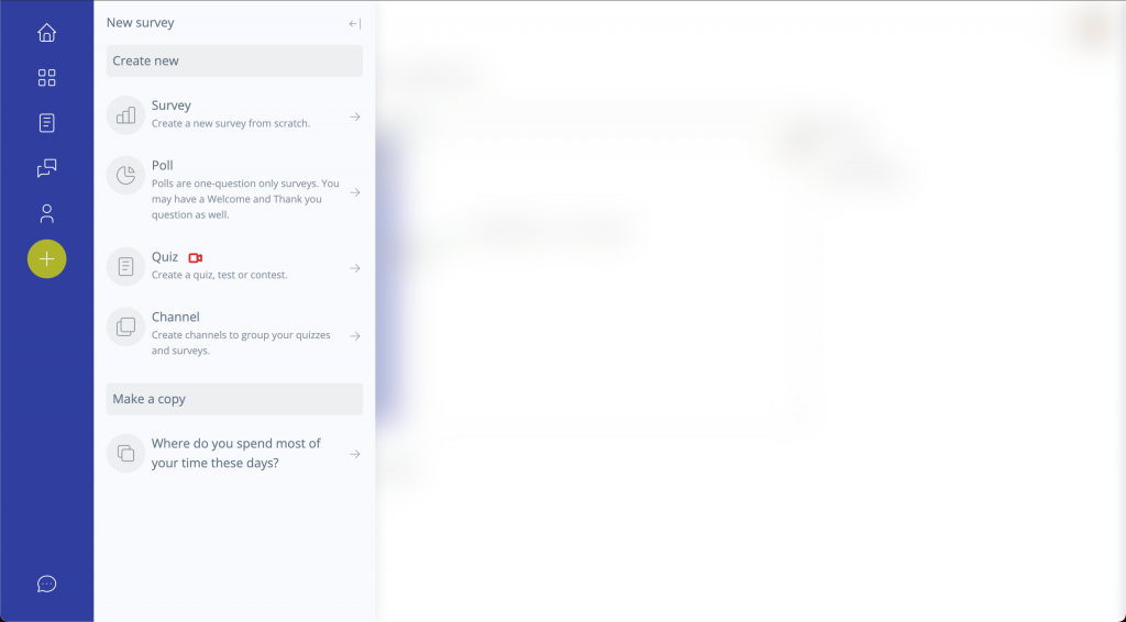 new survey feature of twtpoll -Chatbot survey platform