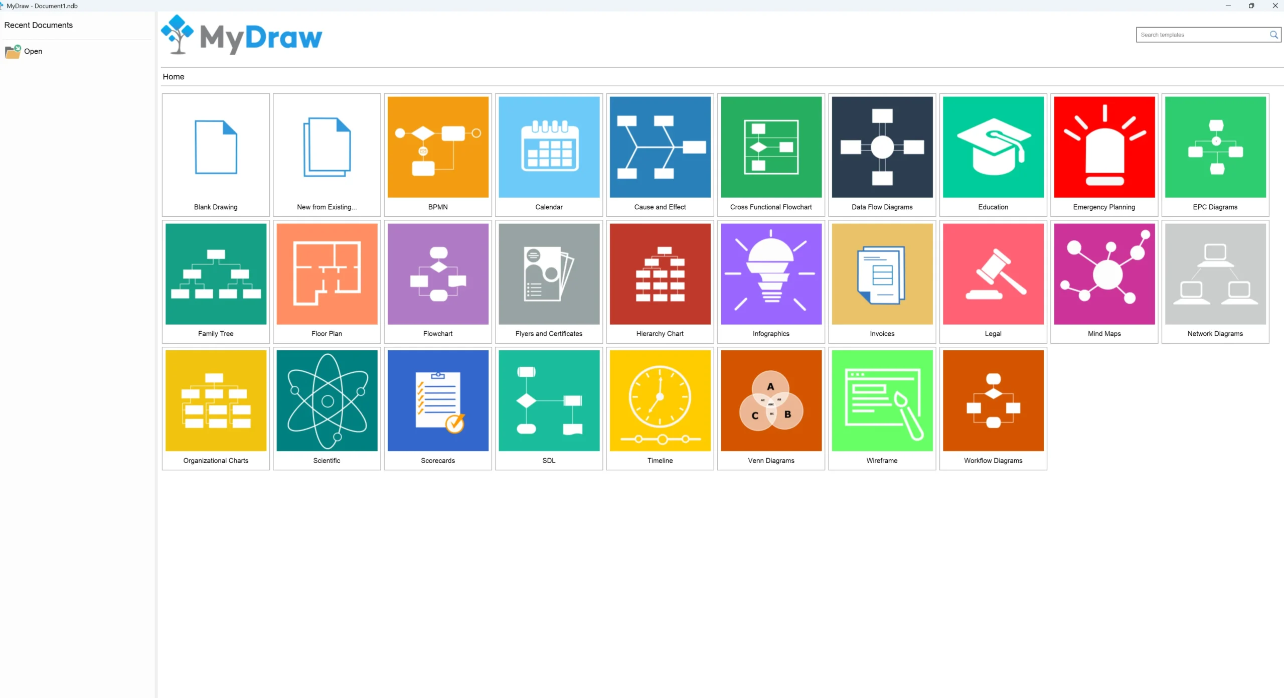 MyDraw Dashboard UI