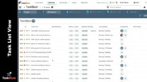 Taskblast - Project Management Software tasklist