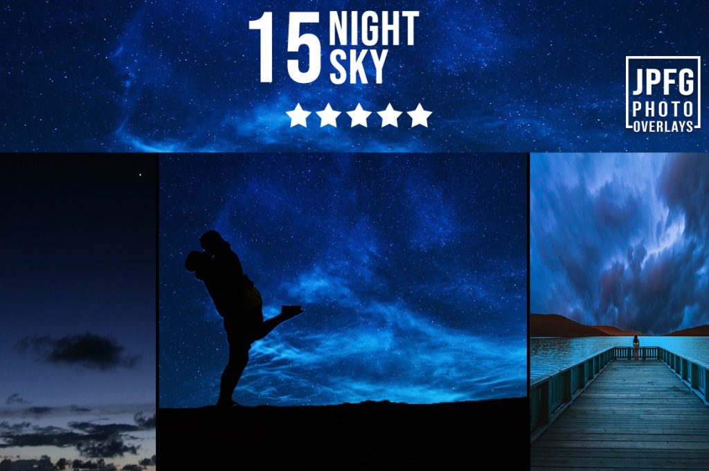 Night Sky cute photoshop overlays