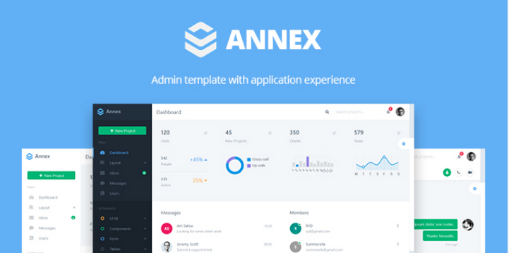 Annex – Bootstrap Admin Dashboard Template