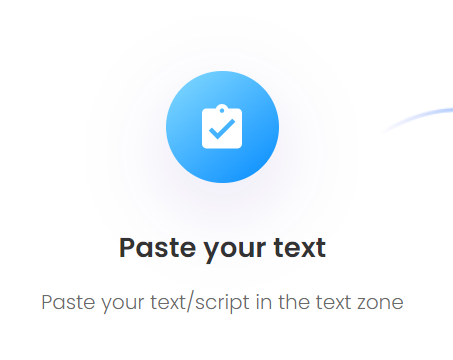 Paste Your Text Here Zone Preview in Textalky - Best Text to speech AI