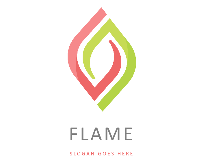 logo design of flame