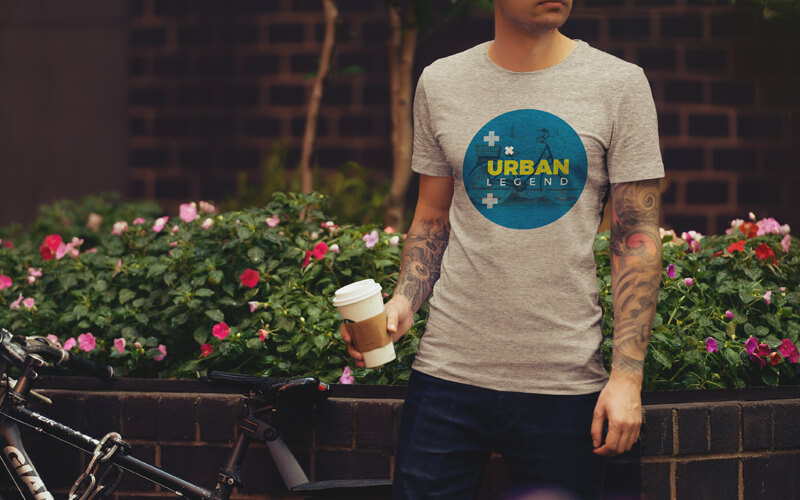 beige t-shirt illustration