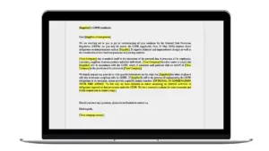 GDPR readiness letter template - Digidly - data protection policy templates