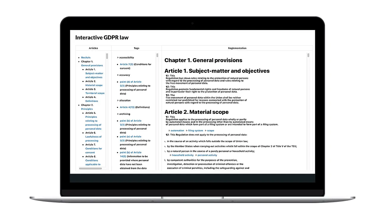 GDPR-provisions