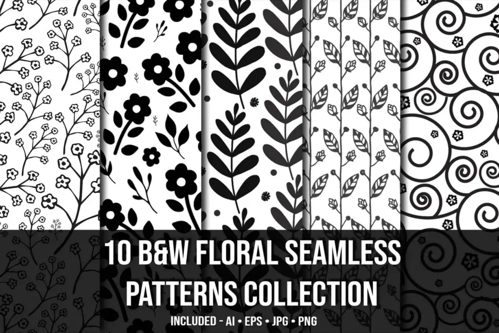 black and white pattern Collection