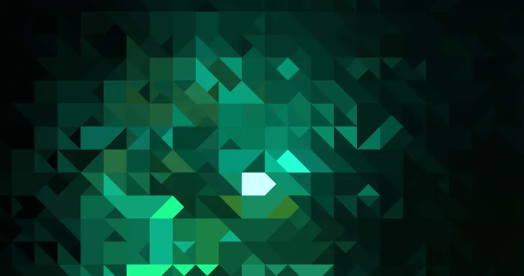 Green prism pattern background