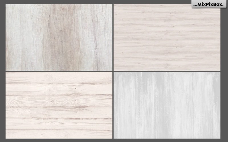 Collage of Beige Wooden Textures