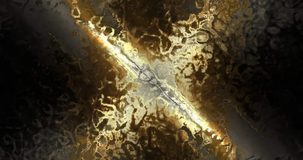 yellow water reflection background