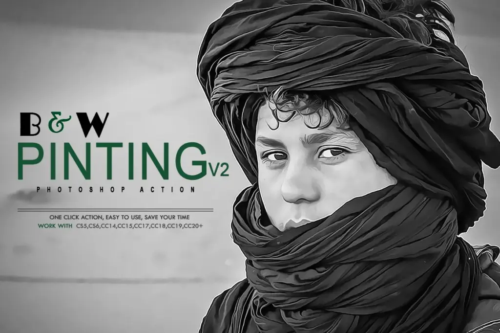 oil painting photoshop action