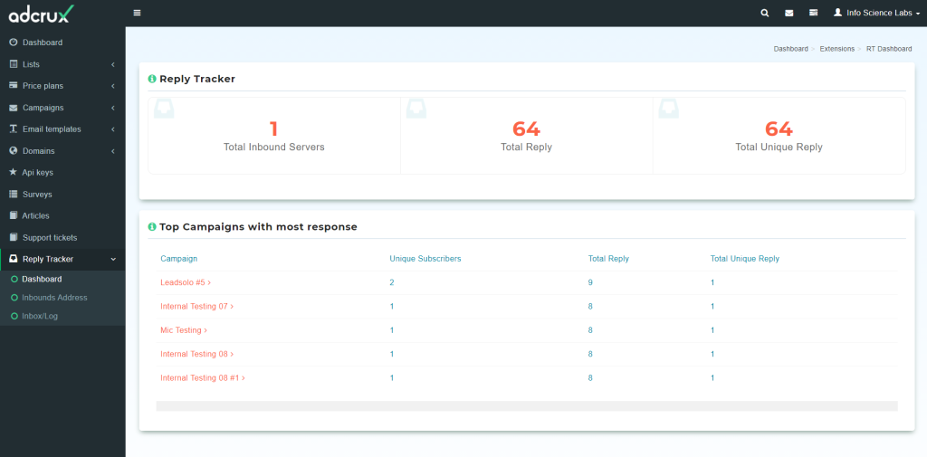 Reply Tracker