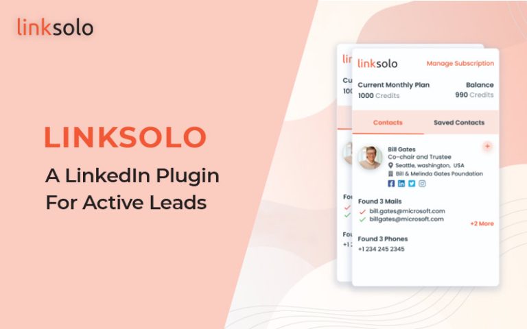 Linksolo – A LinkedIn Plugin For Active Leads | Lifetime Access