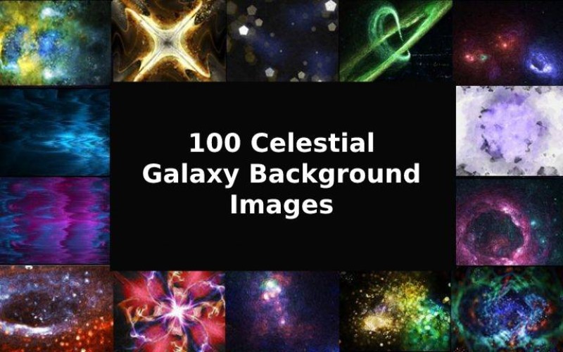 100 FREE Galaxy Background Ima...