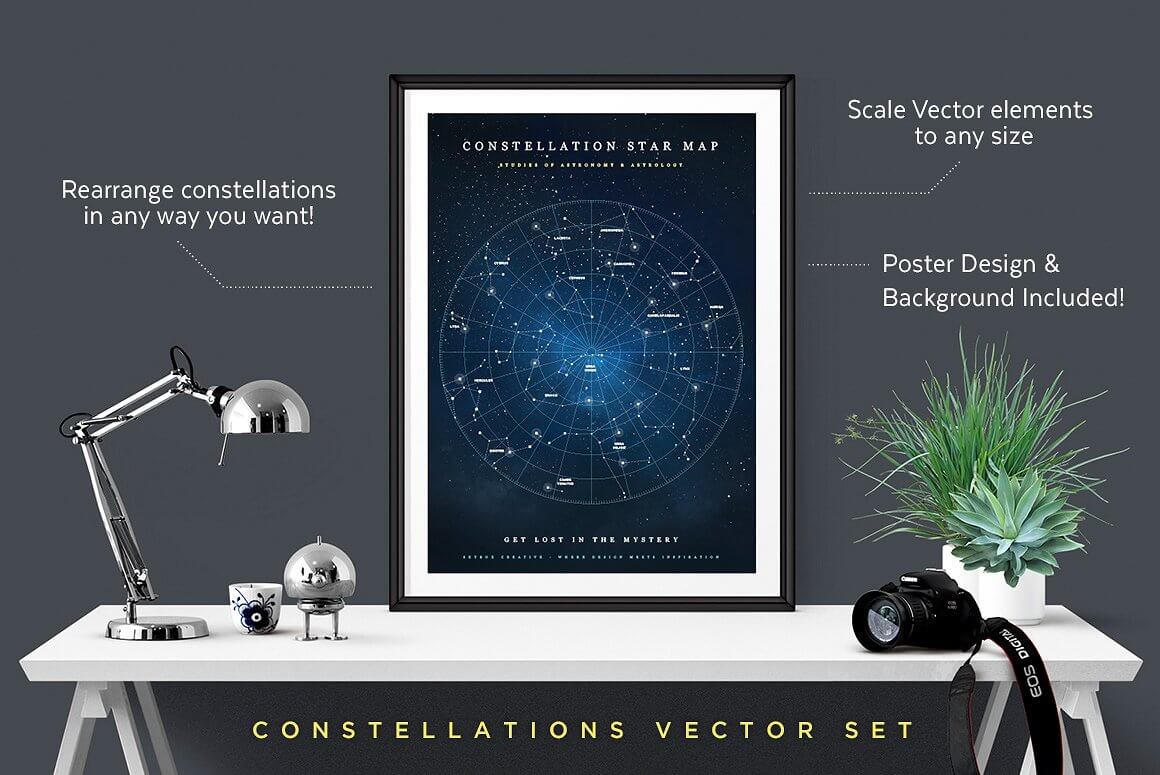 Creative Graphic Design - Cosmic Bundle: Constellation Set-1 - 2