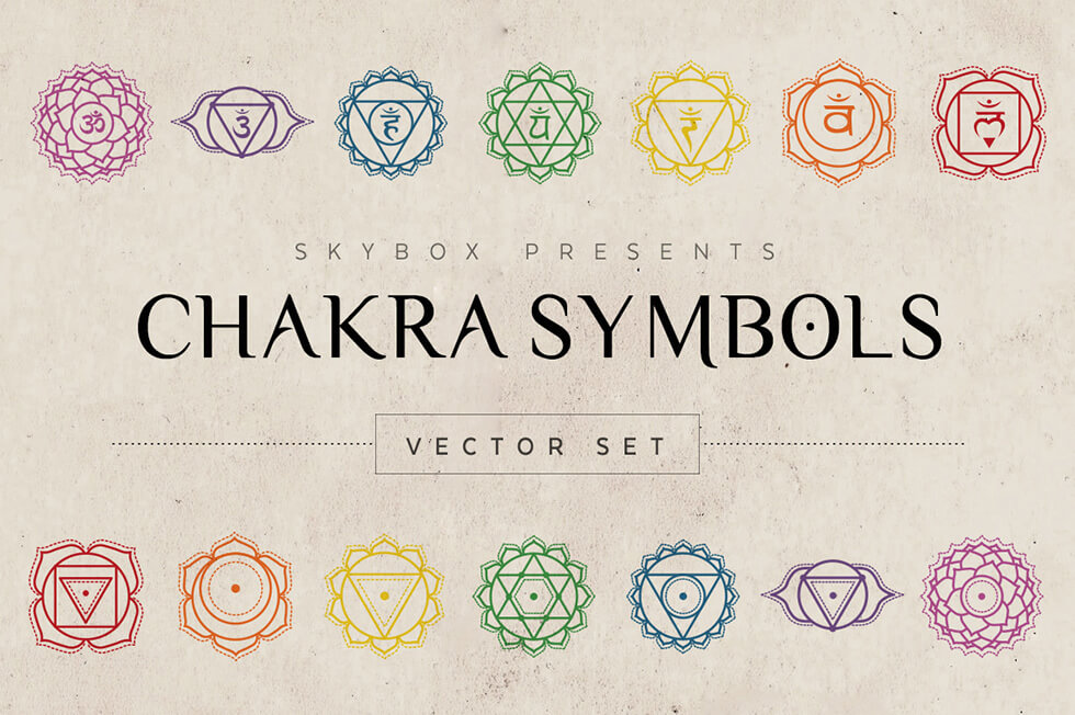 Creative Graphic Design - Cosmic Bundle: Chakra Symbols - 2