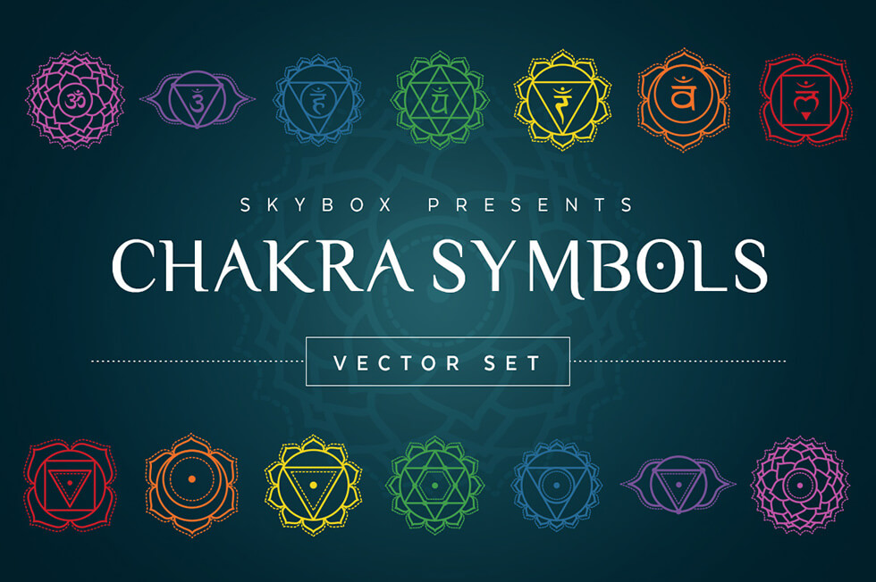 Creative Graphic Design - Cosmic Bundle: Chakra Symbols - 1