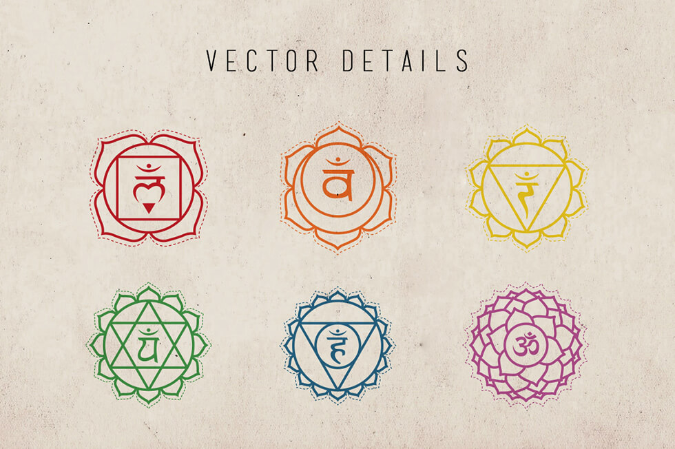 Creative Graphic Design - Cosmic Bundle: Chakra Symbols - 3