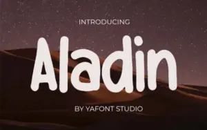 Crafty Font - Aladin