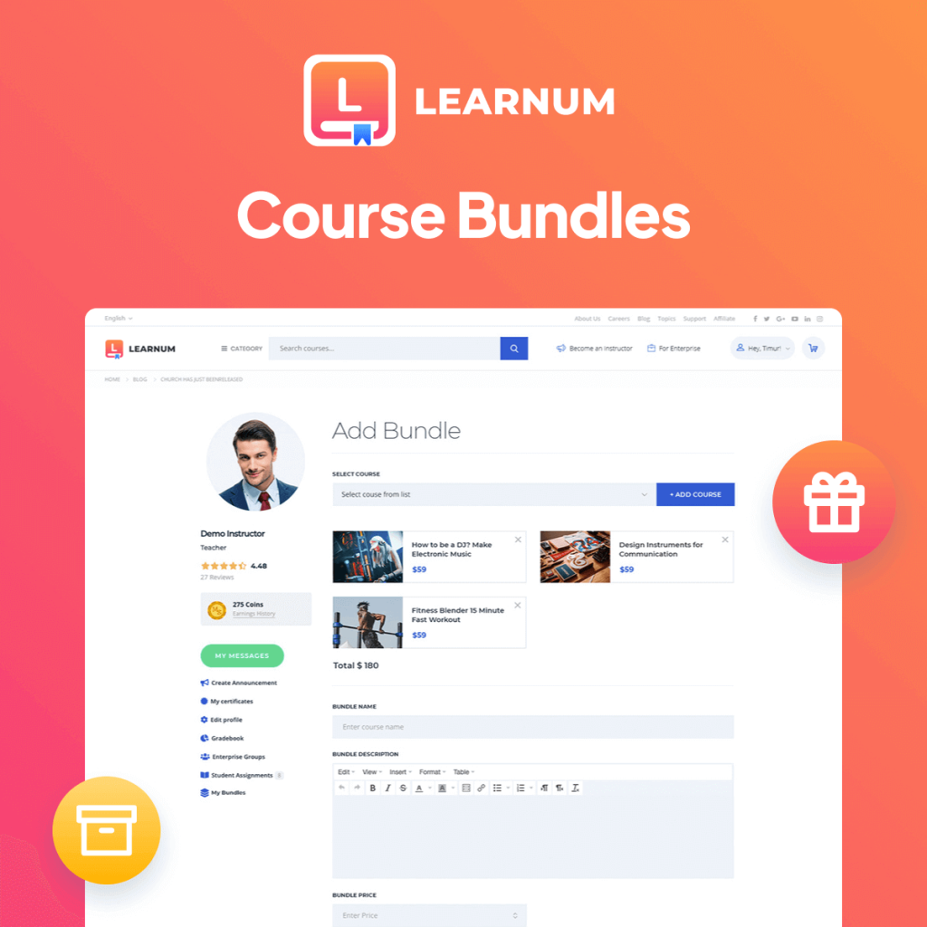 sell online courses