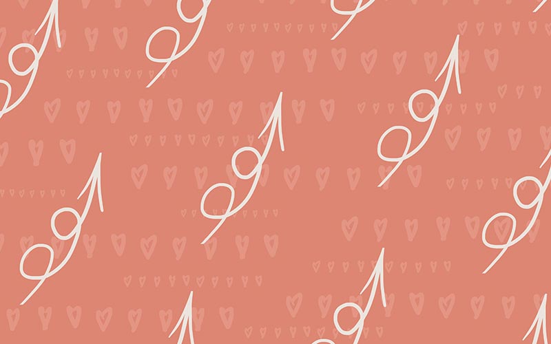 swirly arrows and hearts background image - Girly backgrounds