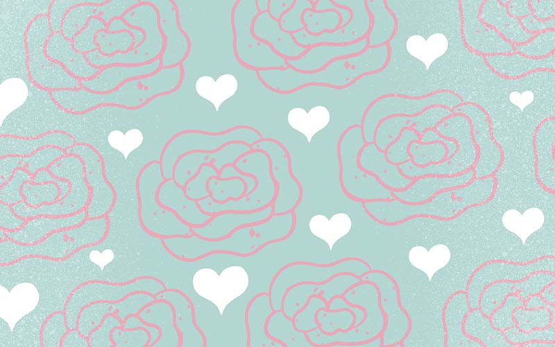cute background preview image of roses and hearts cute background wallpaper