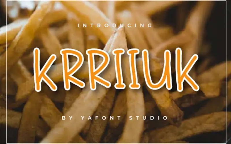 Krriiuk Font