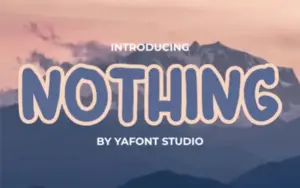 Crafty Font - Nothing