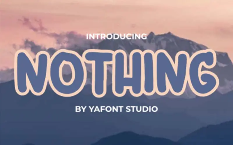 Nothing Font