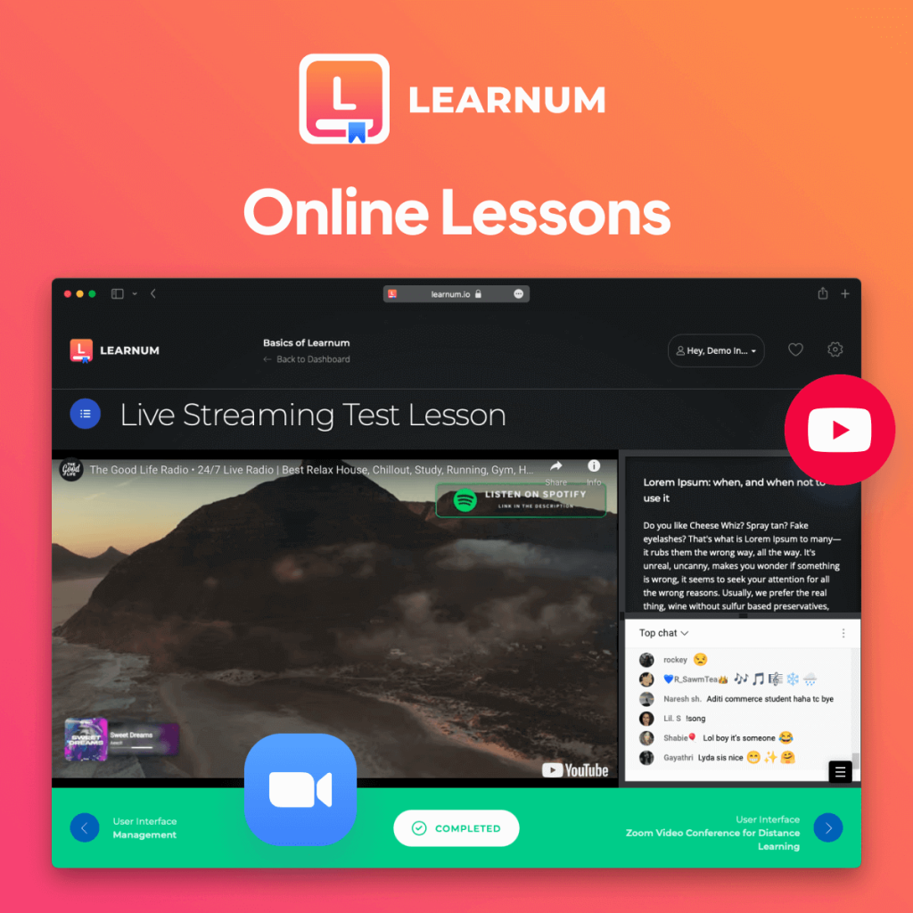 Online Lessons