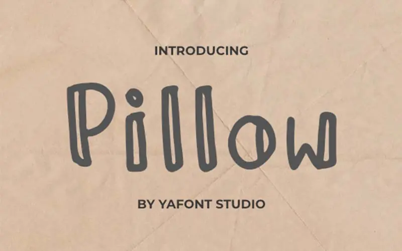 Pillow Font