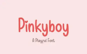 Crafty Font - PinkyBoy