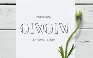 Crafty Font - QiwQiw