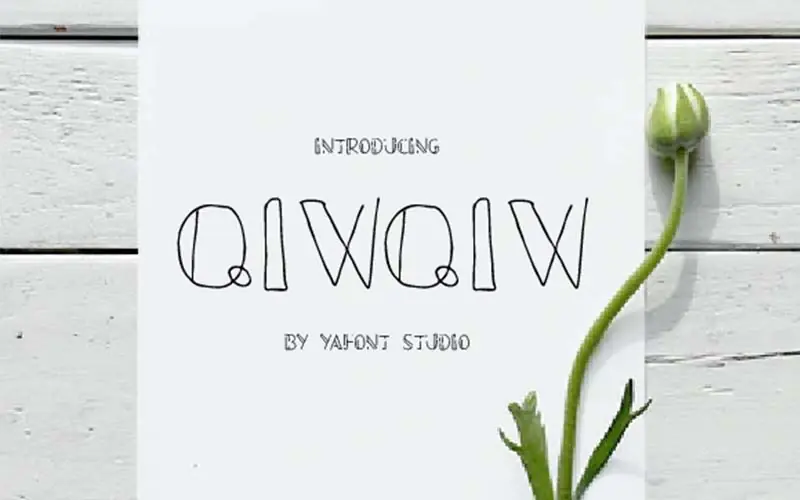 QiwQiw Font