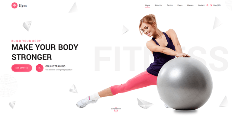A woman stretching with a medicine ball