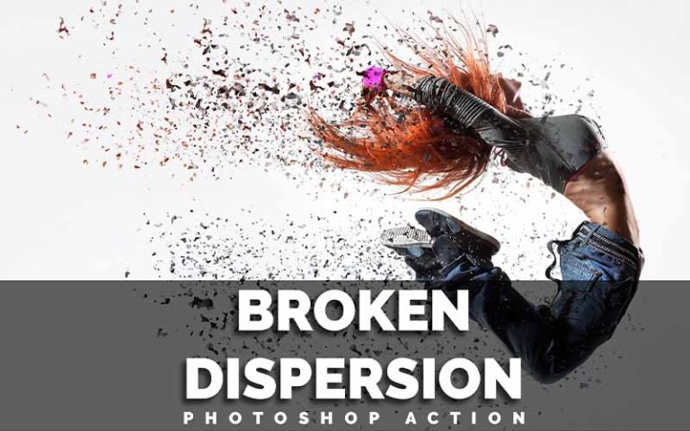 Broken Dispersion - Best Photoshop Actions