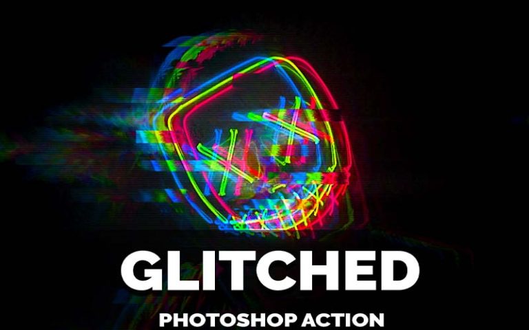 Glitched - Best Photoshop Actions