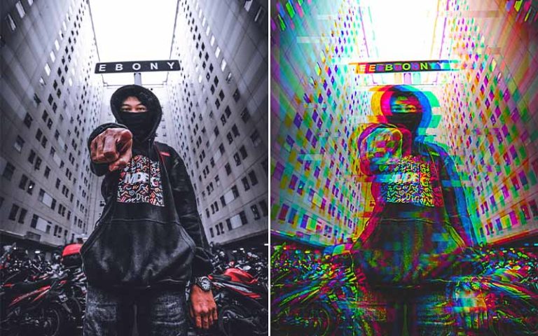 Glitched - Best Photoshop Actions