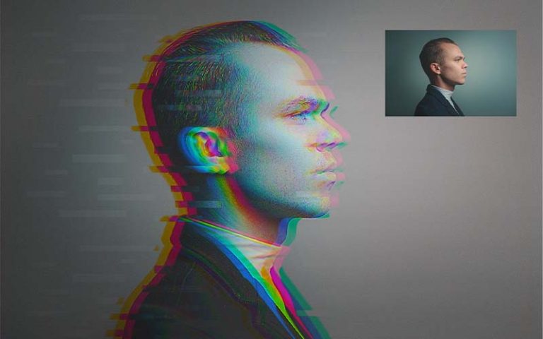 Glitched - Best Photoshop Actions