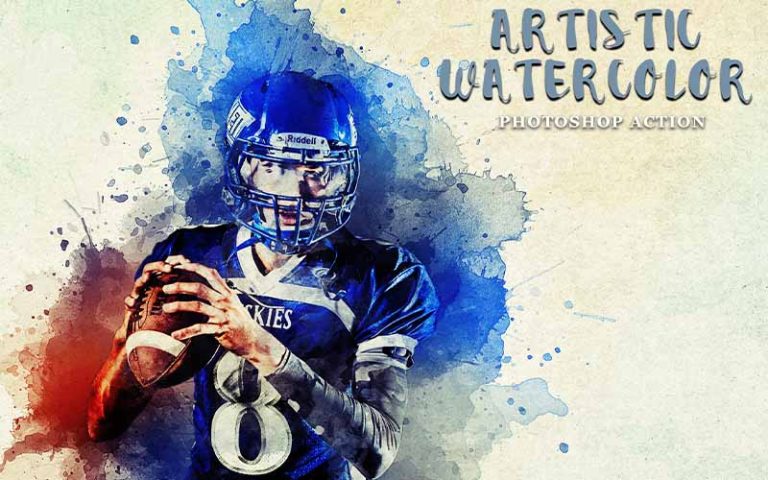 Artistic Watercolor - Best Photoshop Actions