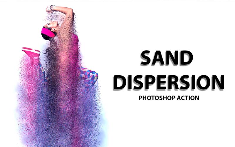 Sand Dispersion - Best Photoshop Actions